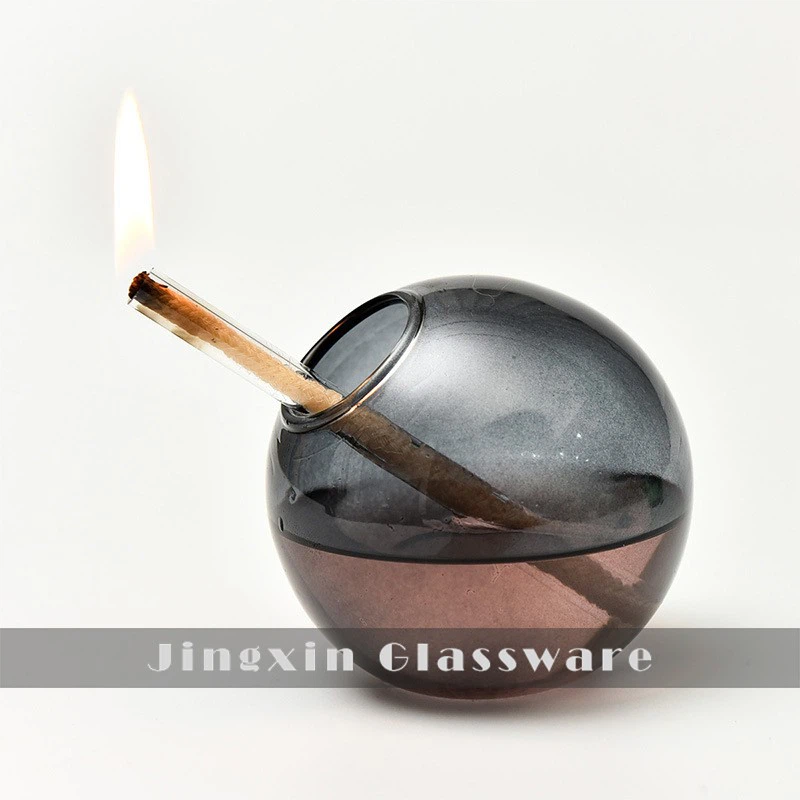 Glass Globe Oil Candle Lamp suppliers